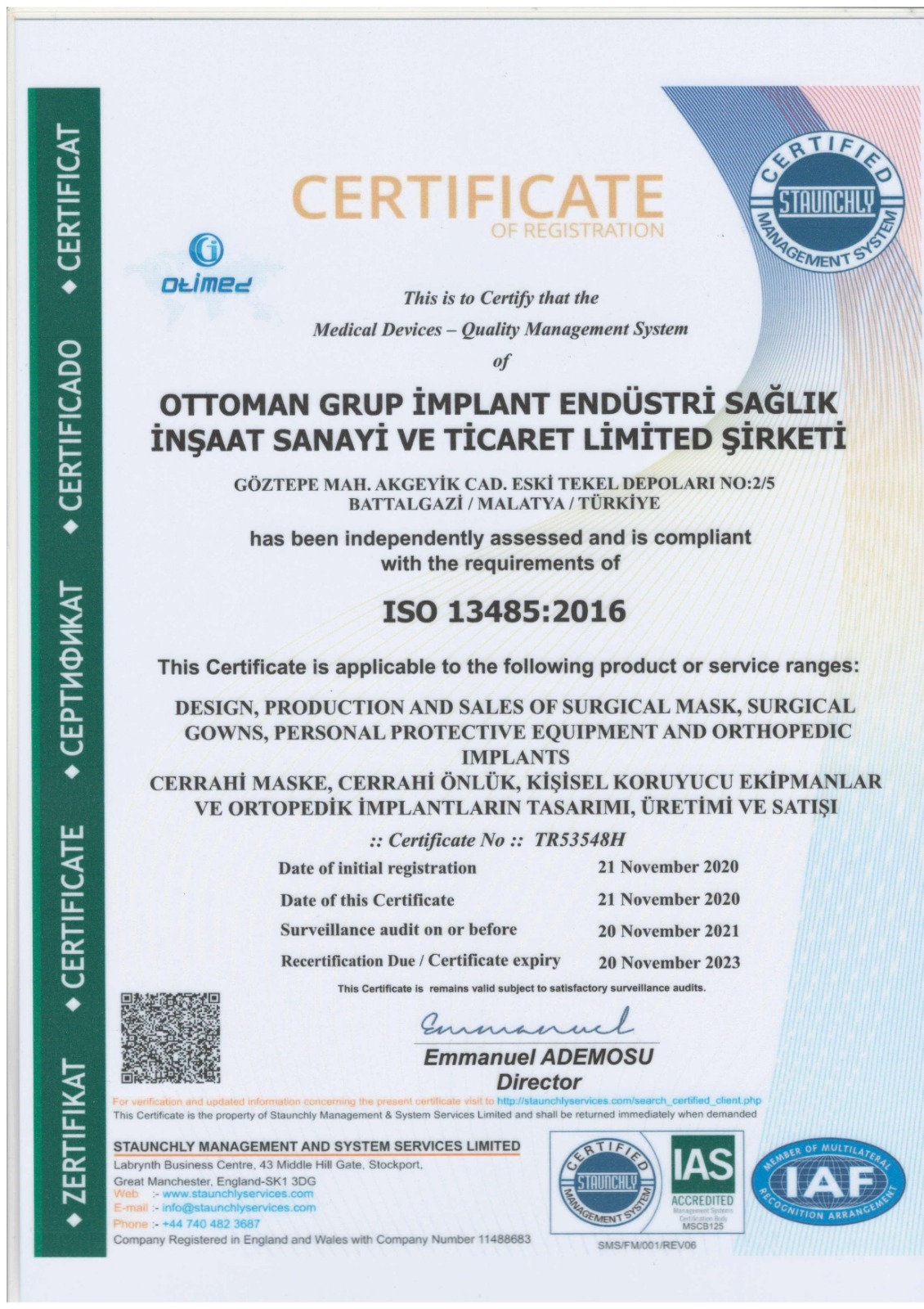 ISO13485 2016