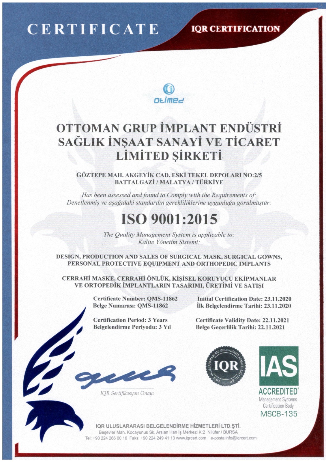 ISO  9001 2015